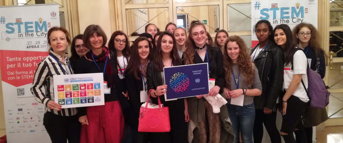 TOGETHER at the "Girls in ICT" event in Milan